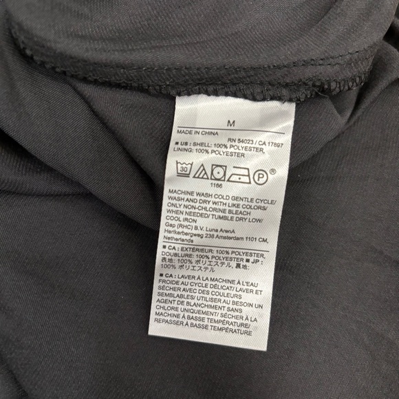 Banana Republic Silky Wrap Lapel Black Maxi Wrap Dress - Picture 10 of 14